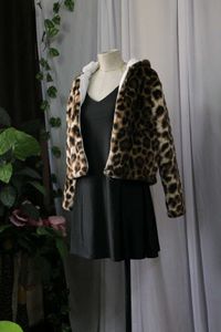 Super Soft Leopard Print Faux Fur Jacket