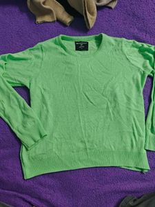Green Knit Sweater