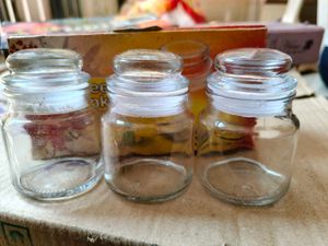 Set of 3 Glass Jars