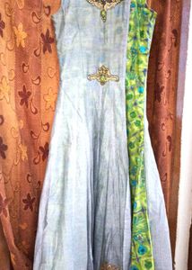 Long Party Wear Kardhana Work Dress
