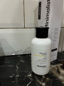 Minimalist Alpha Lipoic Glycolic Cleanser