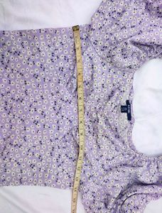 Cute Pastel Kiabi Floral Top💜