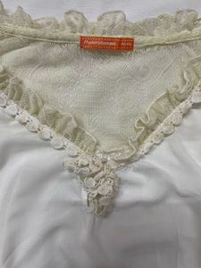Creamy Lace Top
