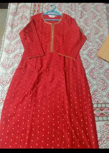 Biba Red Kurta/Kurti