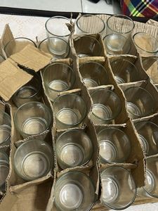 Candle and Glass Holder Set Of 5