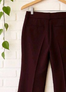 Flared Maroon Pants