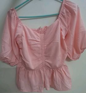 Classic Peplum Feminine Top