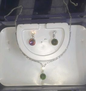 Necklace With Earing