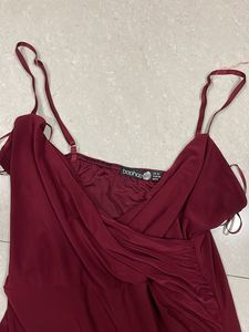 Boohoo Red Dress