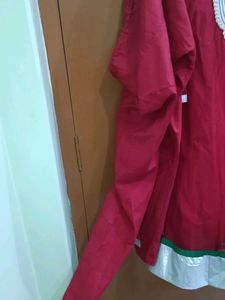 Red Anarkali Suit