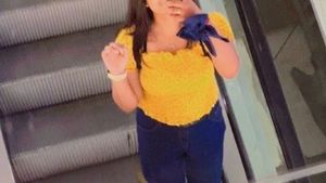 Yellow Floral Smocked Crop Top
