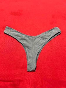 H&amp;M Grey Thong Panty (Size/M