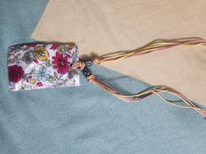 Floral Fabric Necklace