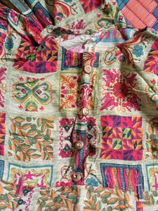 Patchwork Print Dress