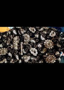 Beautiful Velvet Kurti Pajama Set Never Used