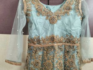 Beautiful Embellished Sarara Set With Dupata