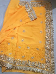 Heavy Work Party Wear Saree