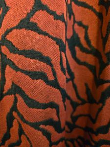 Zara Red &amp; Black Animal Print Dress