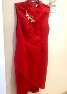 Red Hot Onepiece Partywear Formal Wear Dress