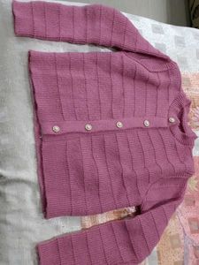 Pink Knit Cardigan