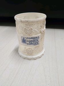 Pen Stand With Flower Design