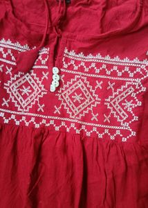 Red Colour Stunning Top