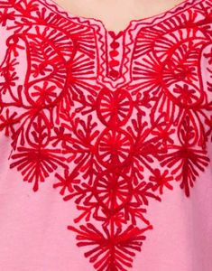 Woollen Aarik Work Kurta