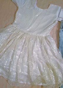 Short Frock With Jeans