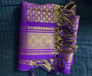 Purple Banarasi Shawl