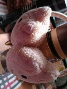Pink Bunny Earmuffs