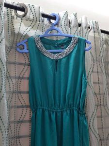 Sea Green Designer Gown