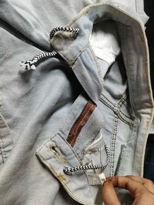 Light Wash Denim Shorts