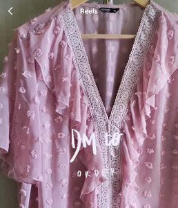 Sheer Light Pink Top