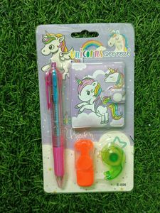 Combo Of Brush Pen And Unicorn Set