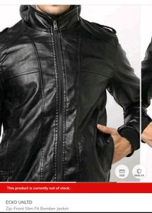 Ecko Unltd Slim Fit Bomber Jacket (Hoodie Removed)