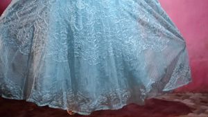 Elegant Blue Ethnic Gown