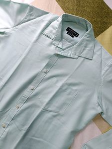 Knight Hood Slim Fit Light Blue Shirt