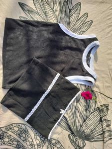 Cute Black Co-ord Set