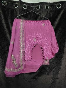 Elegant Purple Heavy Work Suit On Sale!