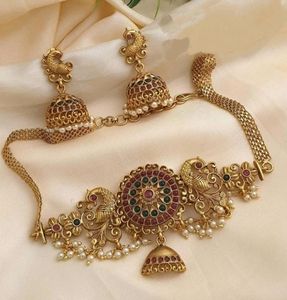 New Brass &amp; Copper Gold-plated Necklace set