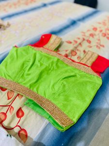 Green blouse