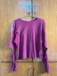 Maroon Fitted Shirt