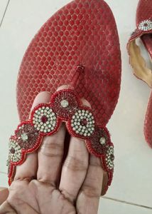Red Colour Sandle No 8