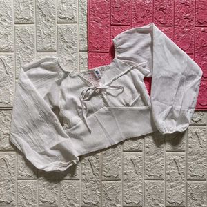 Zara Dupe Crop Top 🤍