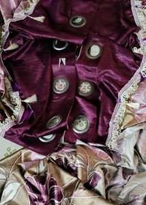 Purple Floral Curtains