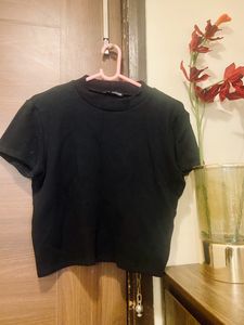Zara Woollen Black Top