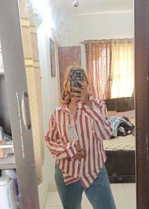 AERO Striped Button-Down Shirt