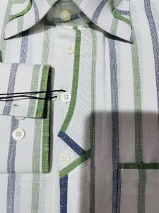 Buy Two Get One Free Tizod Striped Shirt