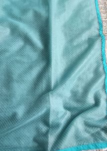 Beautiful Blue Net Saree