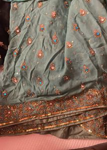 Embroidered Saree